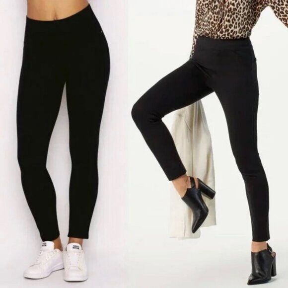 SPANX The Perfect Black Ankle Pant Size Medium Petite - Picture 2 of 4